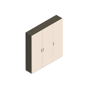 3 Door Wardrobe