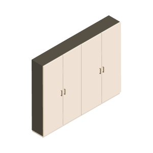 4 Door Wardrobe