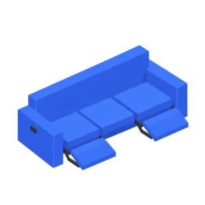 Reclining 3-Seater Sofa